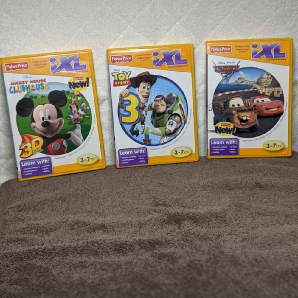 Fisher Price iXL DVD's ages  3-7